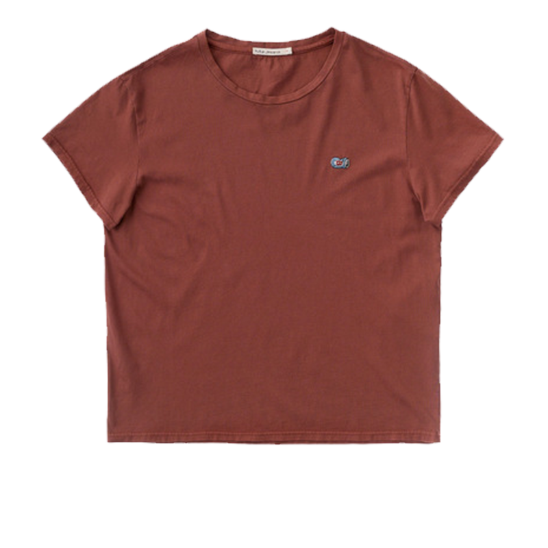T-shirt cropped brodé Lisa - Nudie Jeans