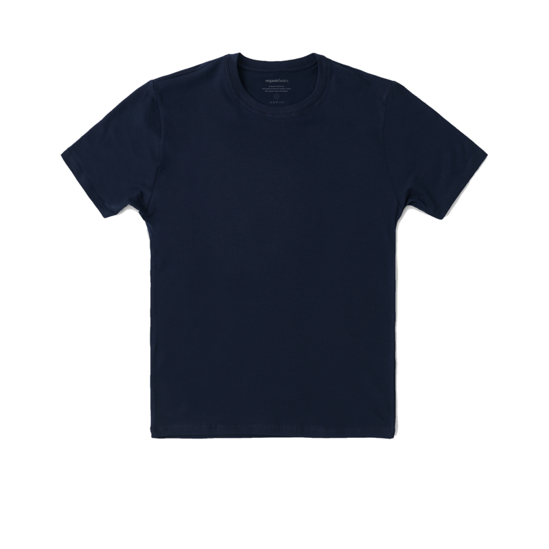 Organic T-shirt Navy - Organic Basics