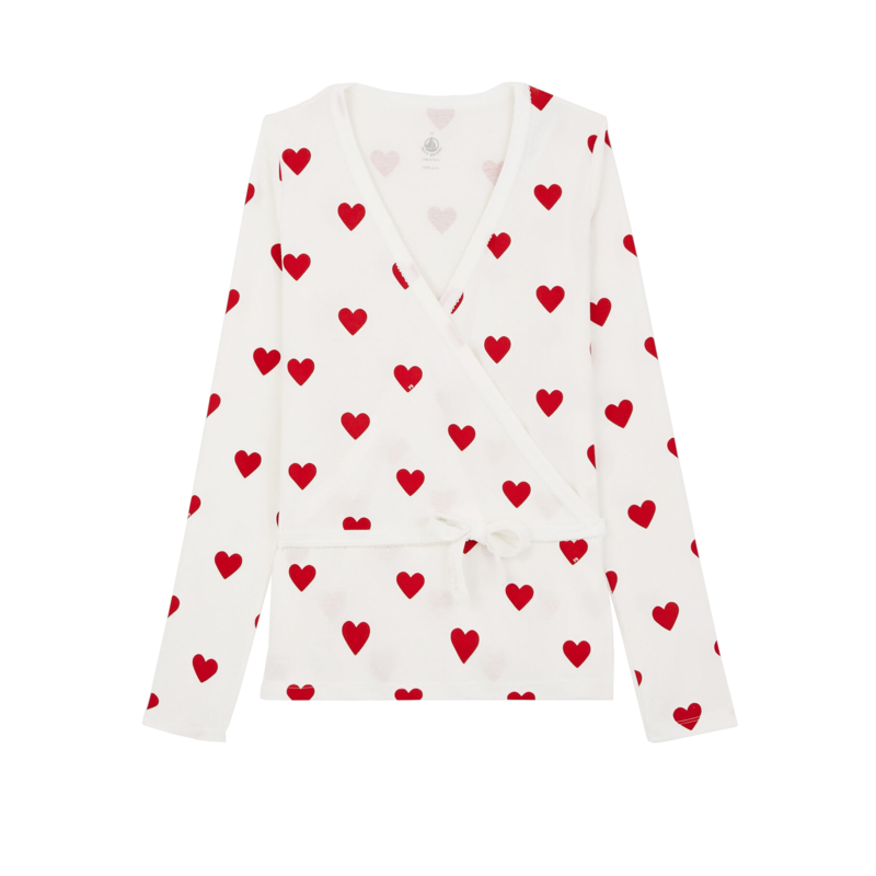 Cache coeur motifs coeur - Petit Bateau