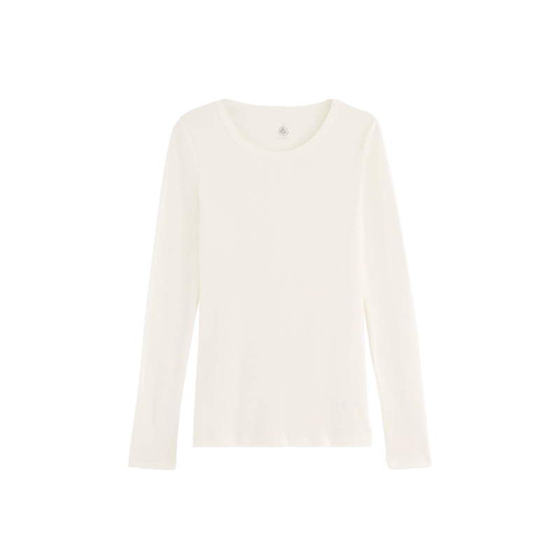 T-shirt côtelé - Petit Bateau