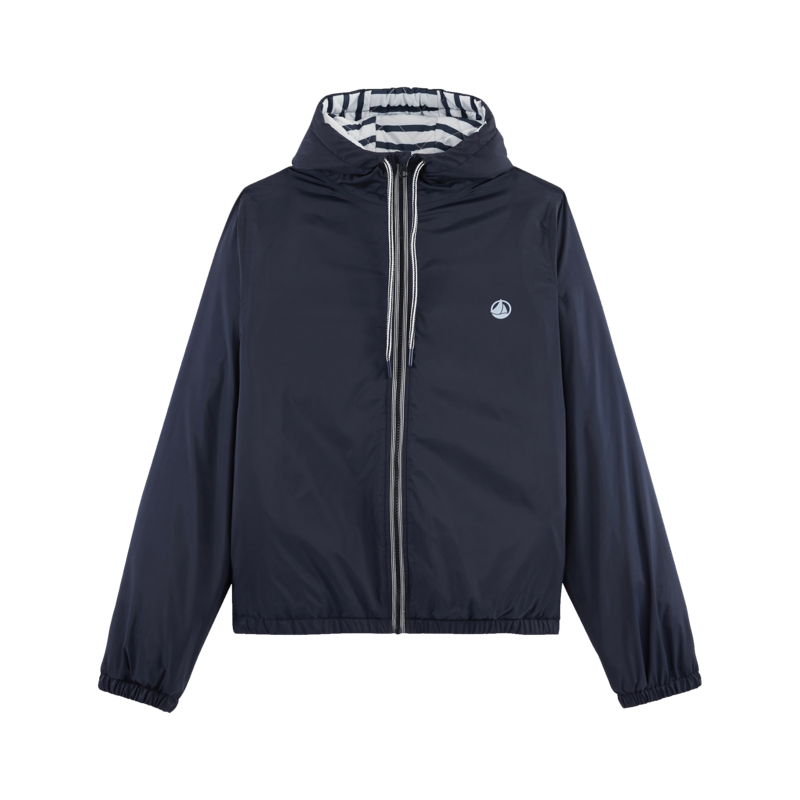Blouson coupe-vent chaud zippé à capuche - Petit Bateau