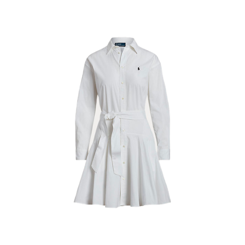 Robe-chemise à pans en coton - Polo Ralph Lauren