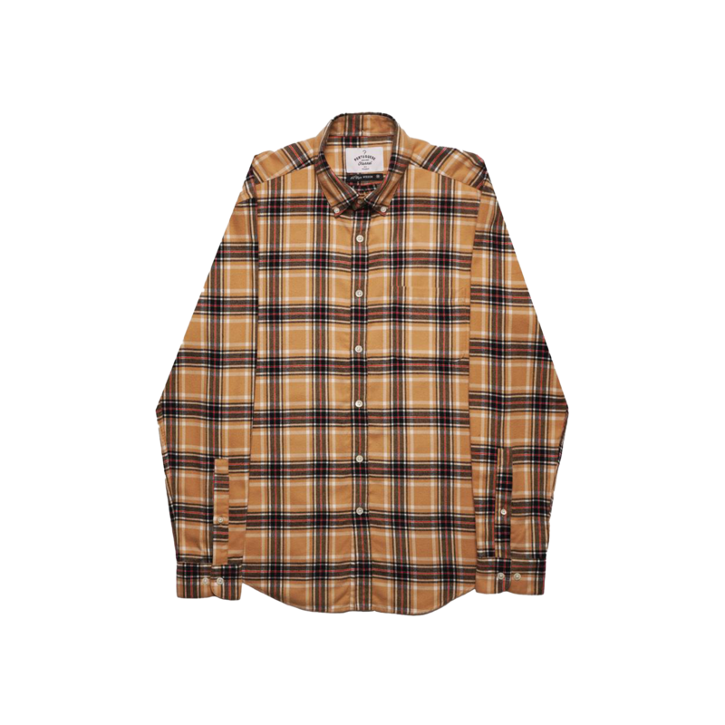 Chemise en flanelle à carreaux Camel - Portuguese Flannel