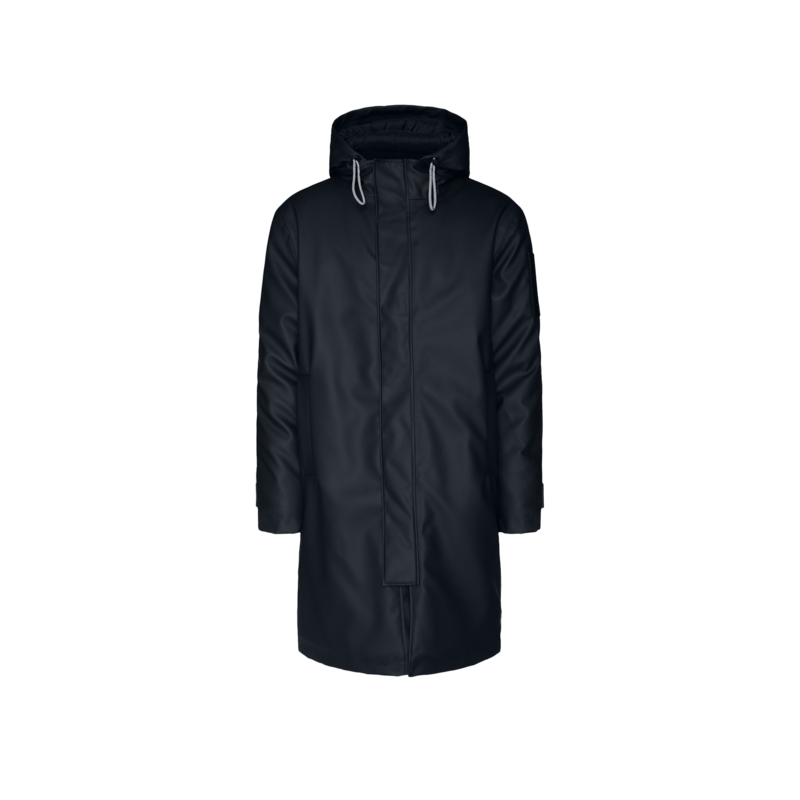 Parka mi-longue à capuche Glacial - Rains