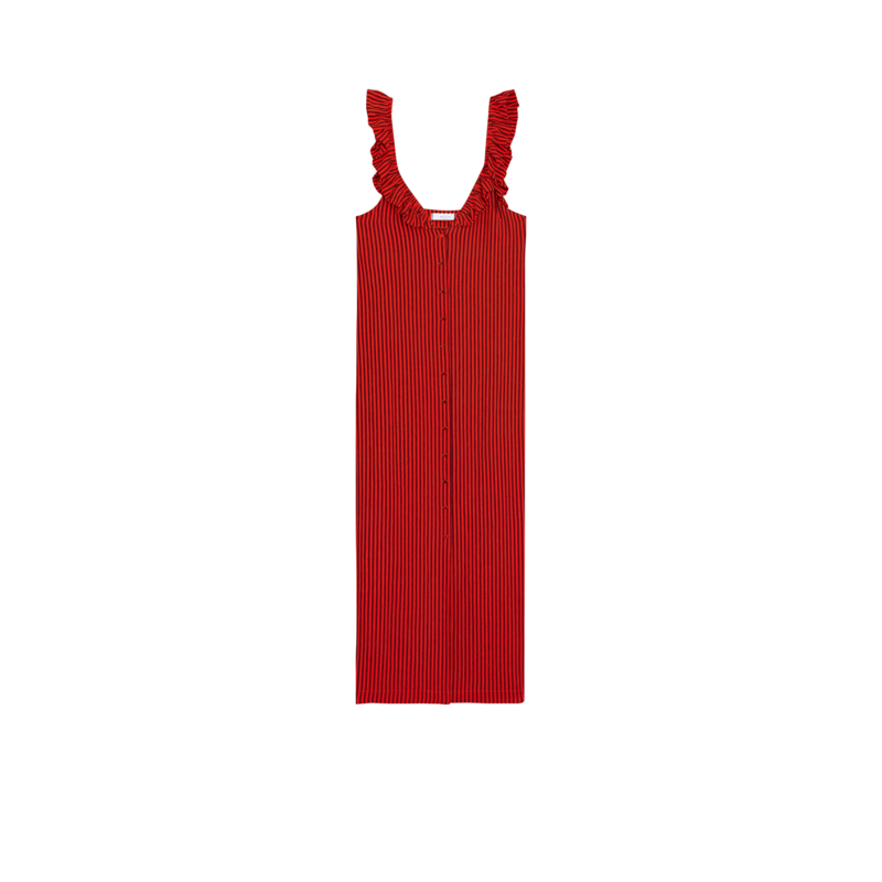Robe rayée sans manche Lulla Melina - Roseanna