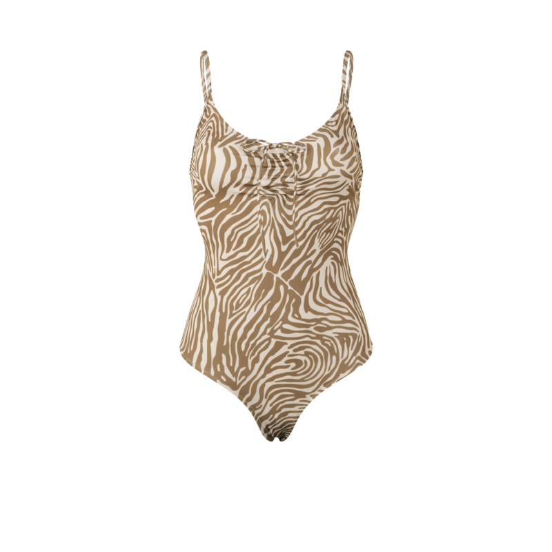 Maillot de bain une pièce imprimé zébré Gytea - Samsoe Samsoe