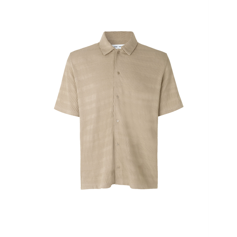 Chemise manches courtes en coton bio Samuel - Samsoe Samsoe