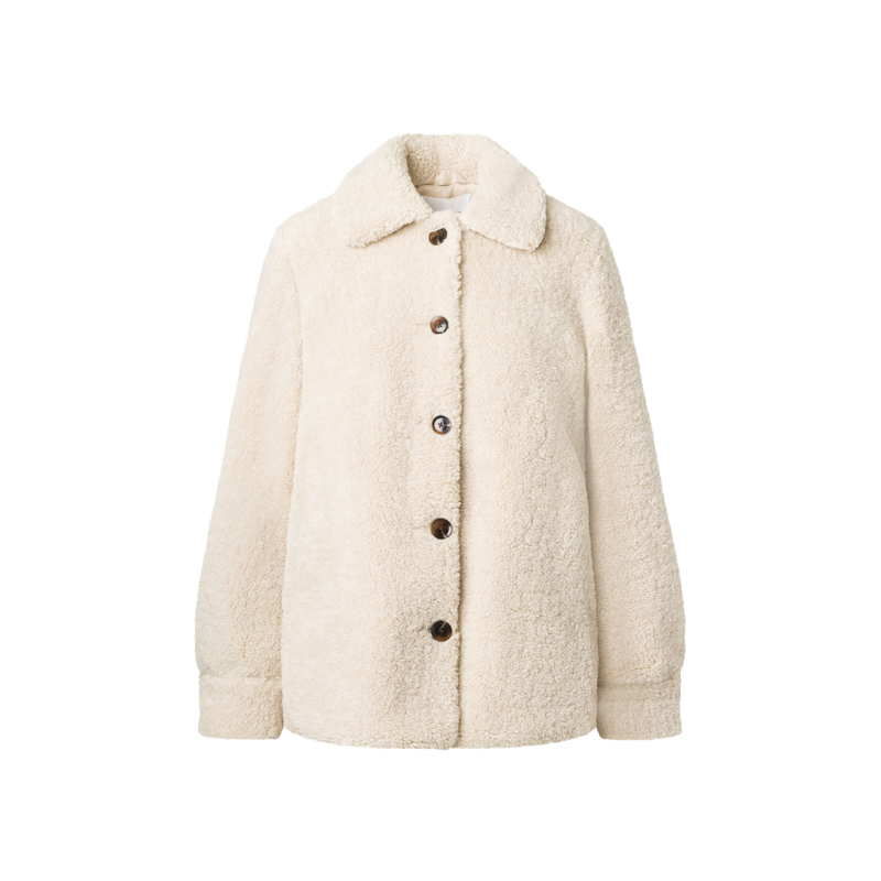 Manteau court oversize effet fourrure Aylin - Samsoe Samsoe