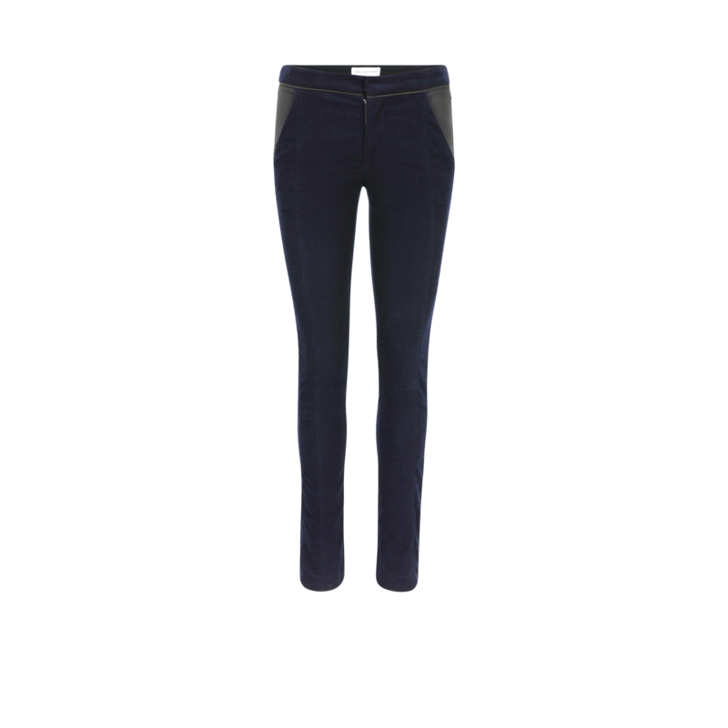 Pantalon droit en velours Uma - Sarah de Saint Hubert