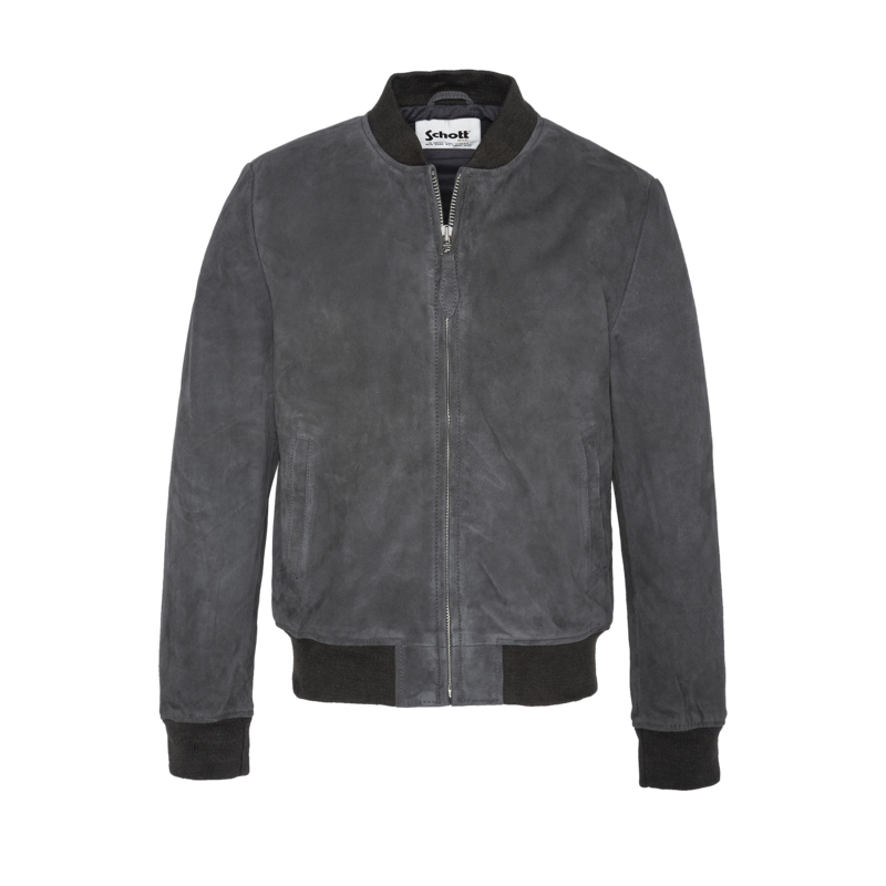 LC300 suede leather bomber jacket - Schott NYC