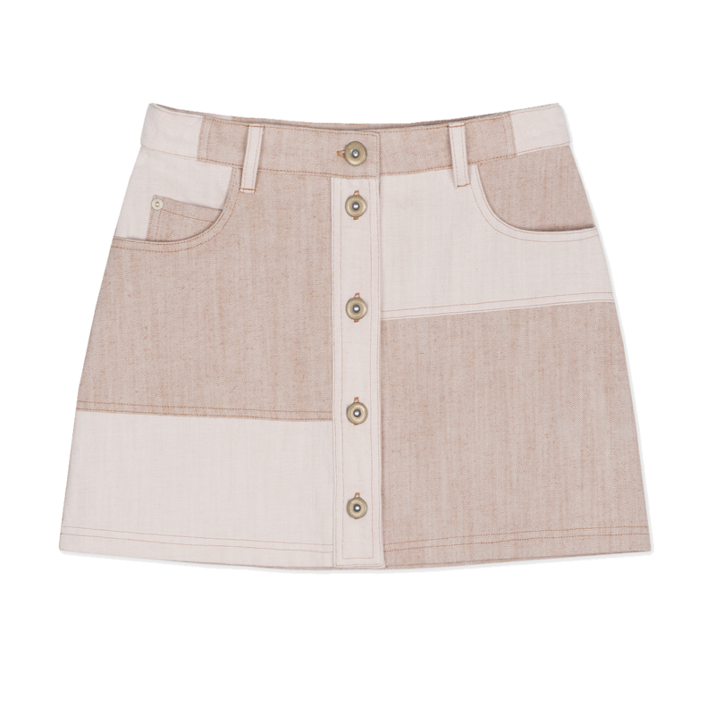 Mini jupe patchwork Baby Doo - Sessun