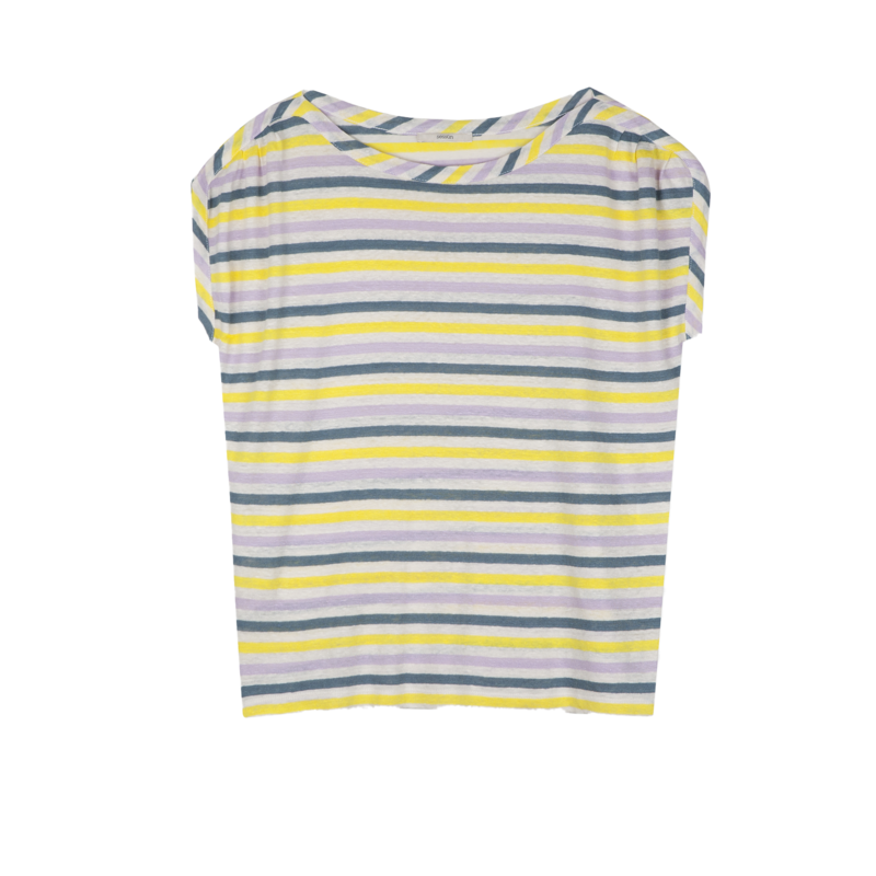 T-shirt rayé en lin Sixtolin - Sessun