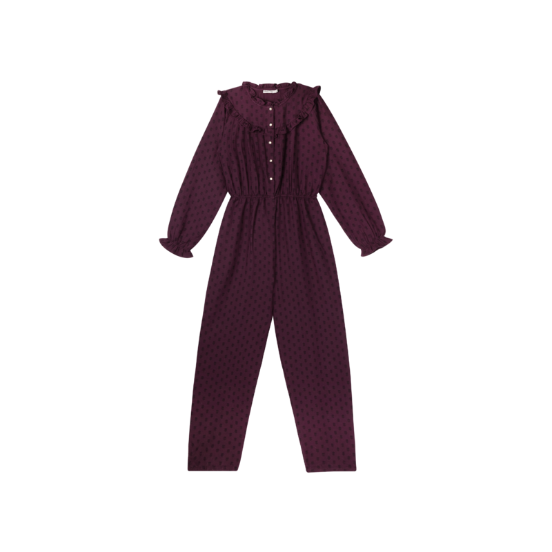 Annet fancy pattern long sleeves jumpsuit - The new society