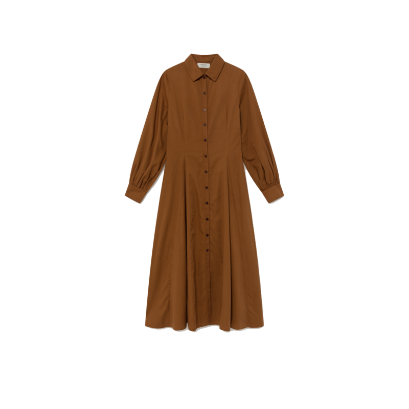 Robe-chemise Freya en coton biologique - Thinking Mu