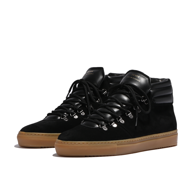 Sneakers montantes en cuir suédé ZSP2 Monochrome - Zespa