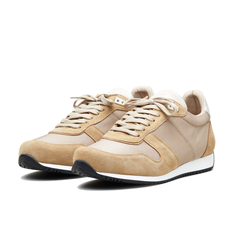 Sneakers en textile et cuir suédé ZSP6 Monochrome - Zespa