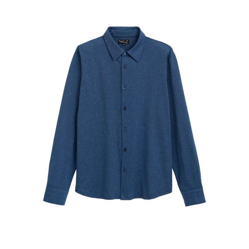 Chemise en jersey à micro rayures John - agnès b.