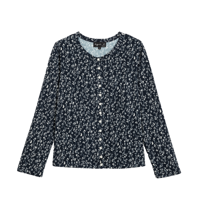 Cardigan imprimé fleuri Le Petit - agnès b.