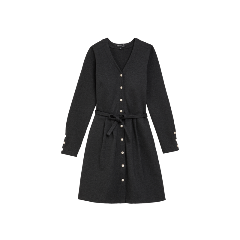 Robe ceinturée boutonnée Eloise - agnès b.
