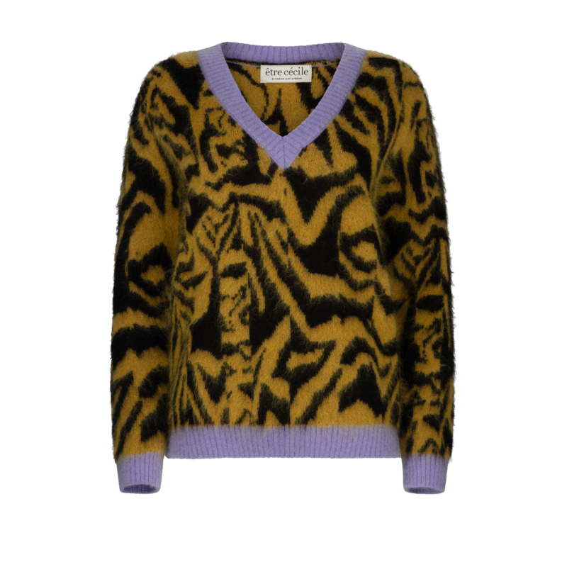 Pull Zebra Boxy - Être Cécile