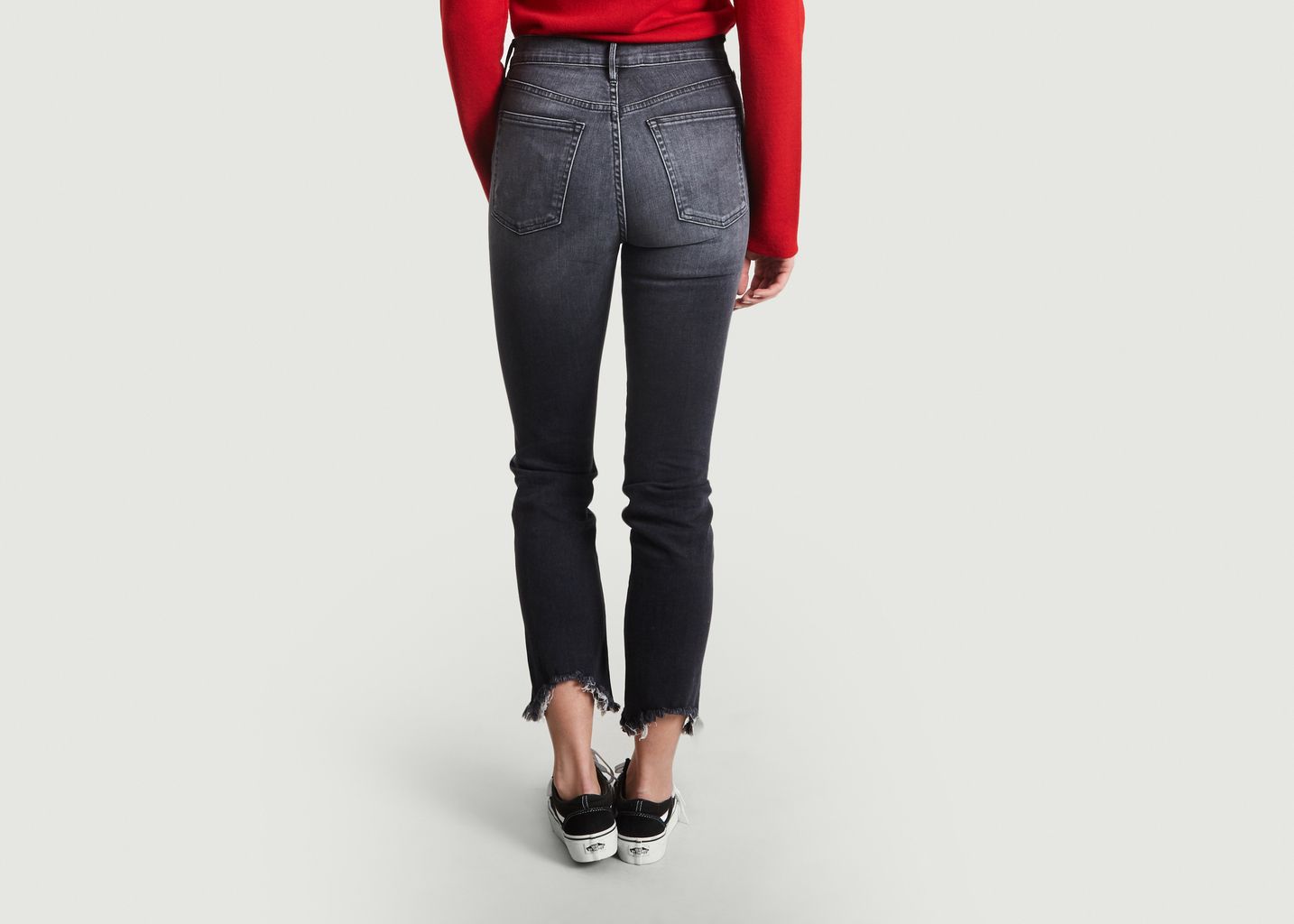 Straight Authentic Crop Jeans Black 3x1 | L'Exception