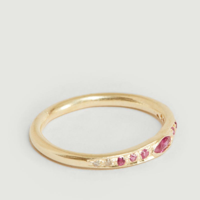Gitane ring with colored stones - 5 Octobre