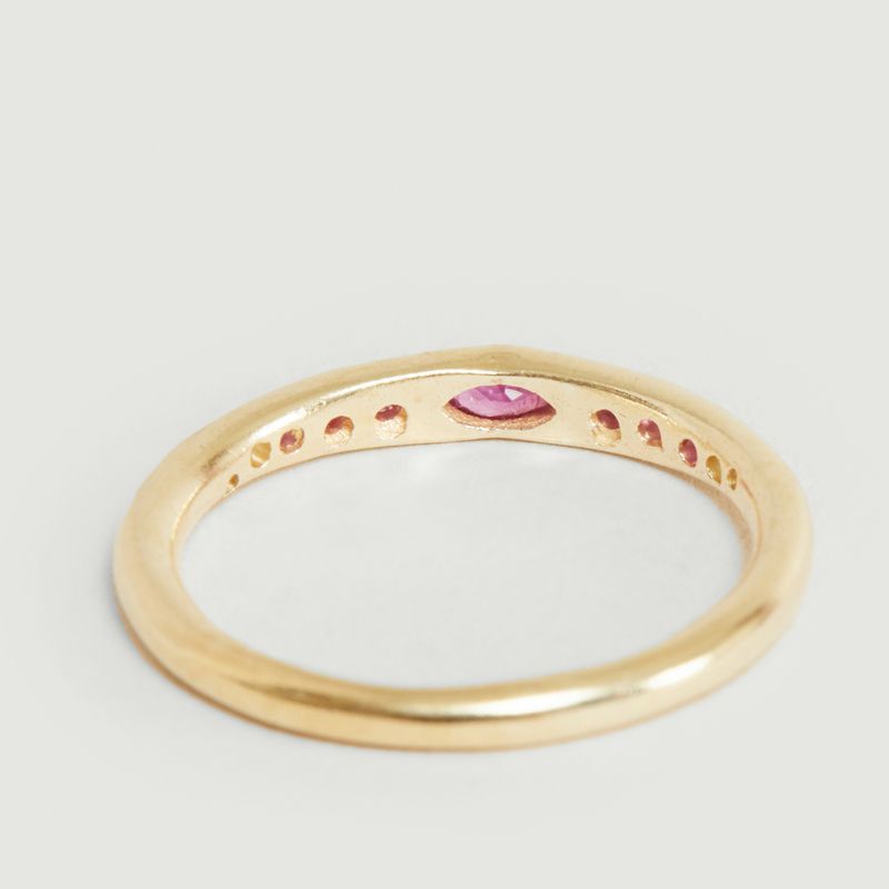 Gitane Ring mit farbigen Steinen - 5 Octobre