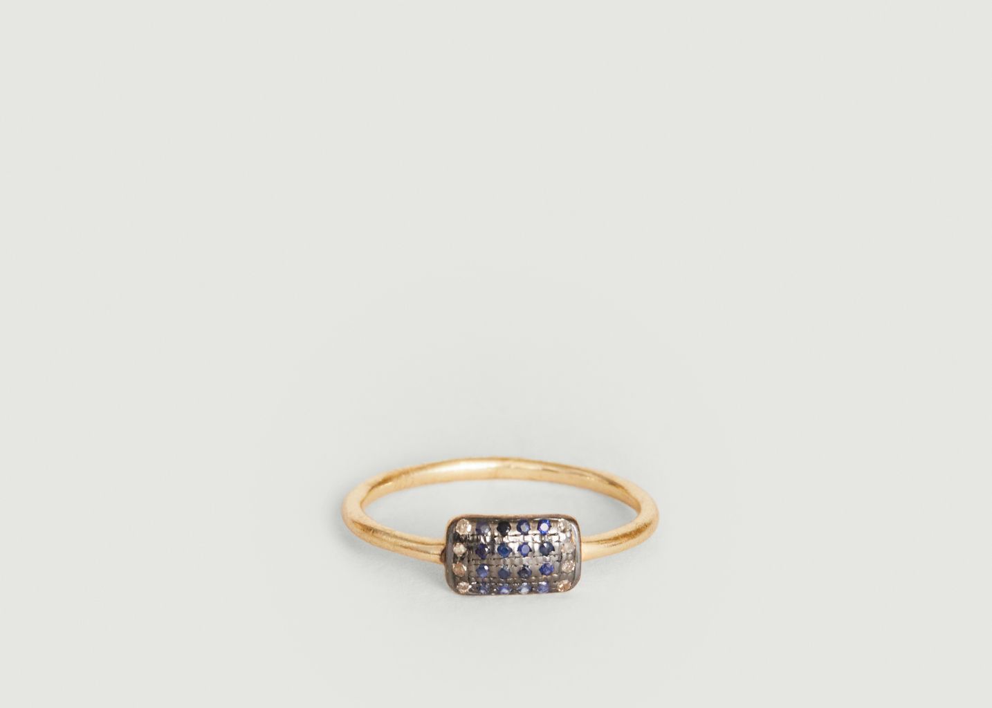 Rem ring in silver gilded with 24 carat gold - 5 Octobre