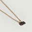 Necklace Emilio in silver gilded with 24 carat gold - 5 Octobre