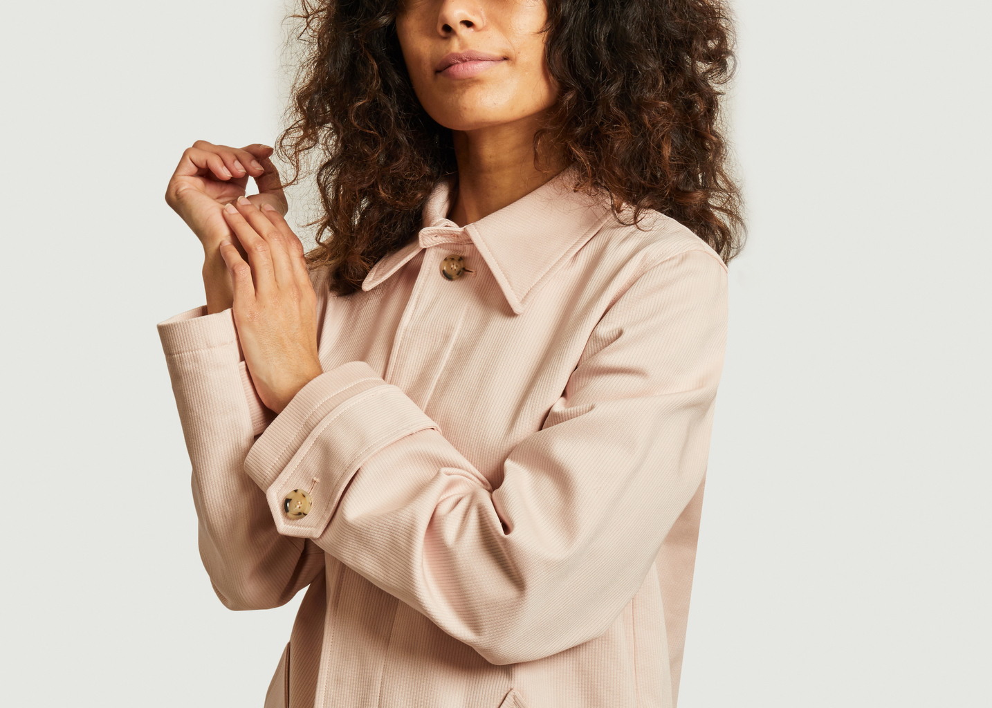 Sale Mac Dinard Jacket Pale Pink APC Paris at -50% | L'Exception