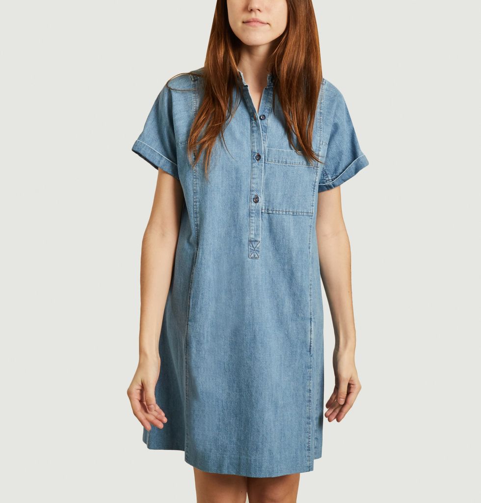 Temple Dress Light Blue APC Paris | L’Exception