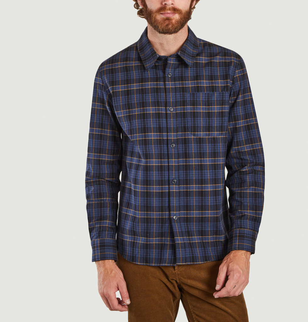 apc john checked overshirt