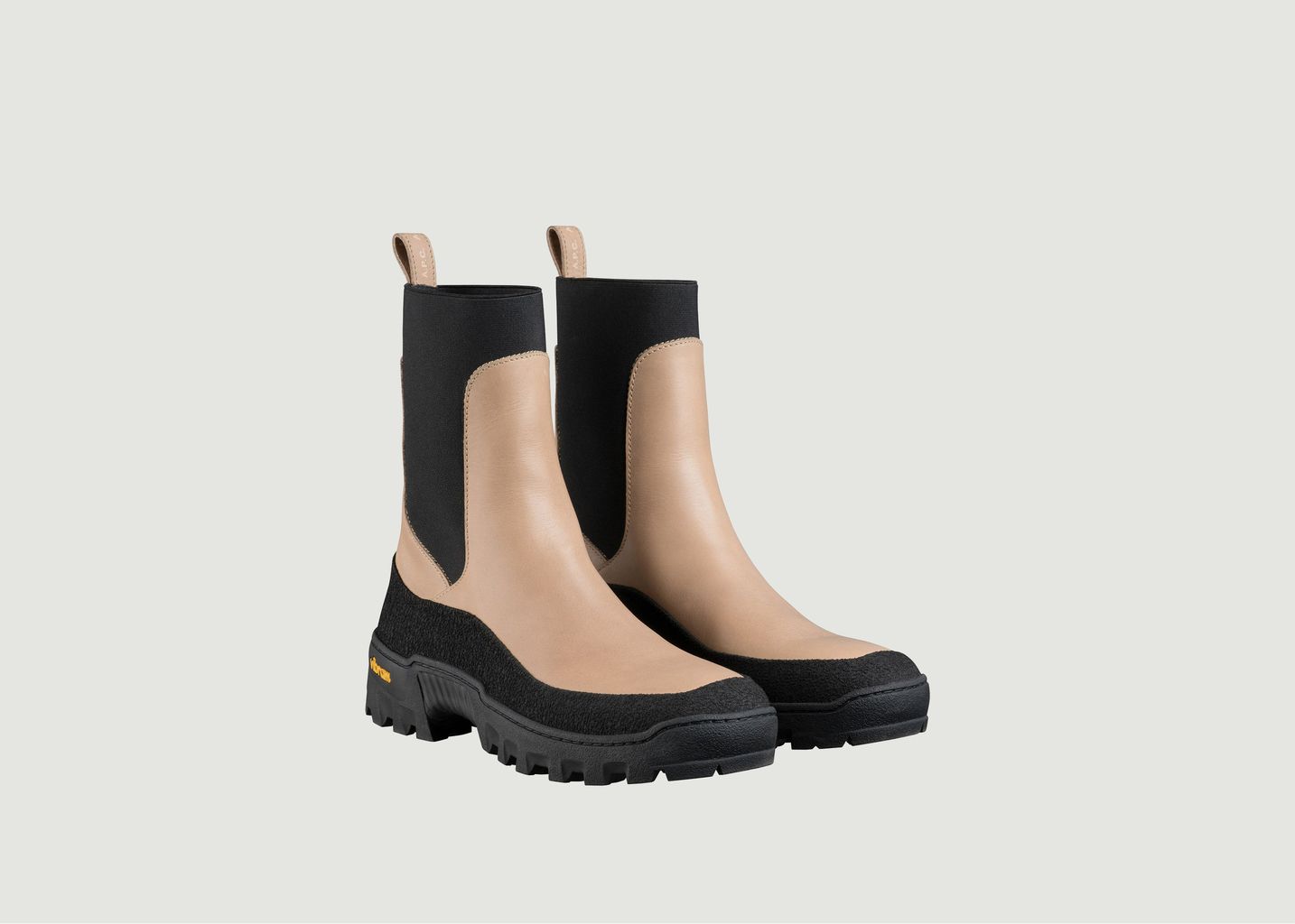 Sacha leather flat boots - A.P.C.