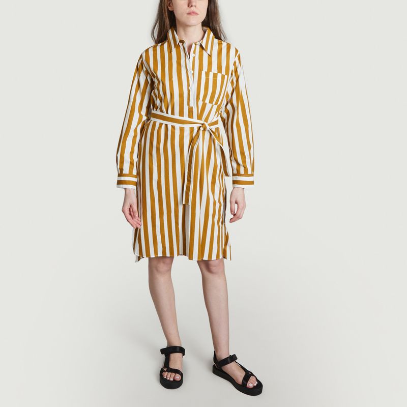Plaja cotton striped shirt-dress - A.P.C.
