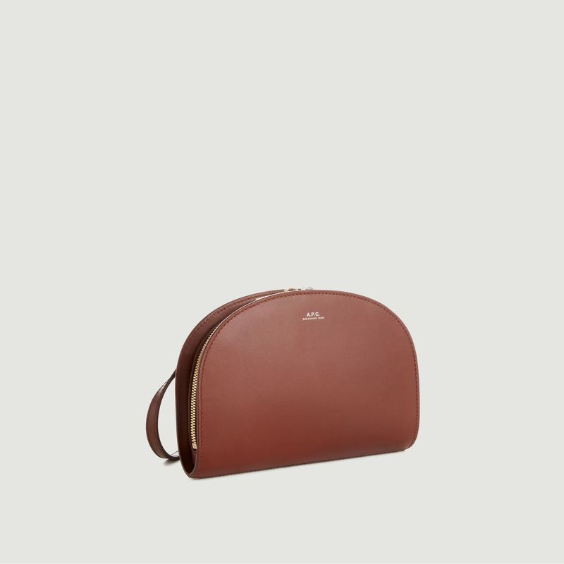 Half Moon Clutch in smooth vegetable leather - A.P.C.