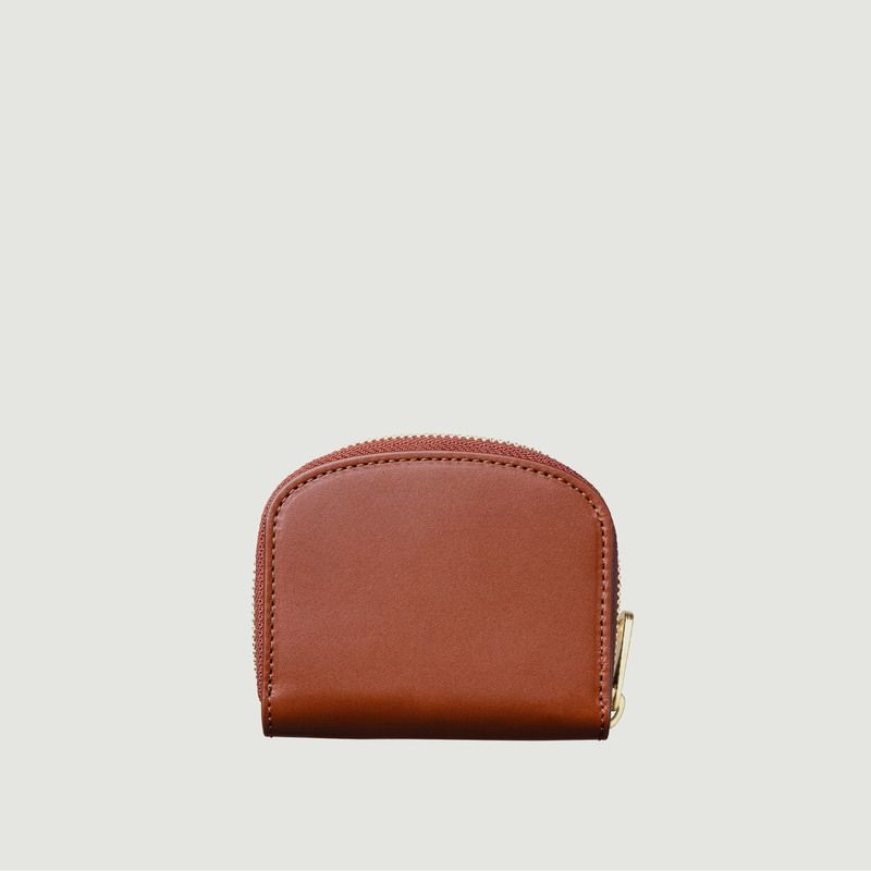 Compact Half Moon Mini Leather Purse - A.P.C.