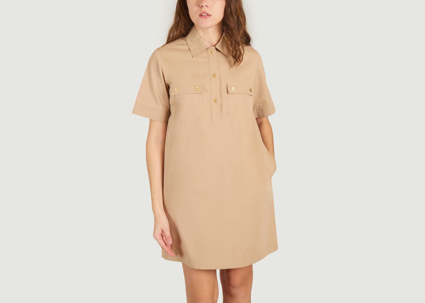 Short sleeve shirt-dress Berangere - A.P.C.
