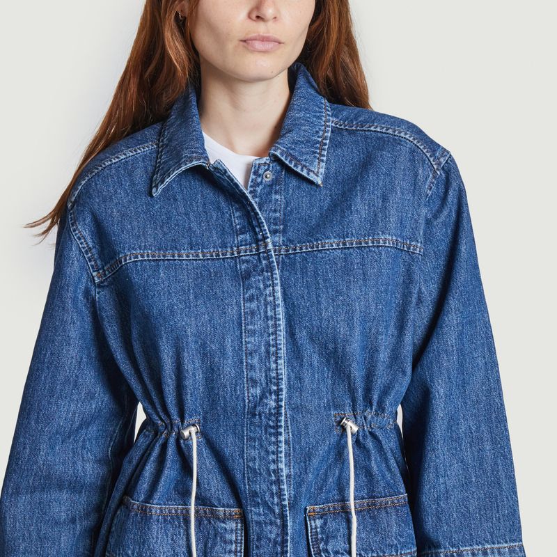 Denim jacket with a garment wash - blue | s.Oliver