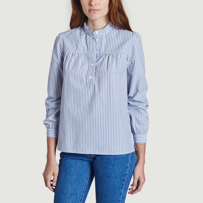 Striped cotton blouse Loula - A.P.C.