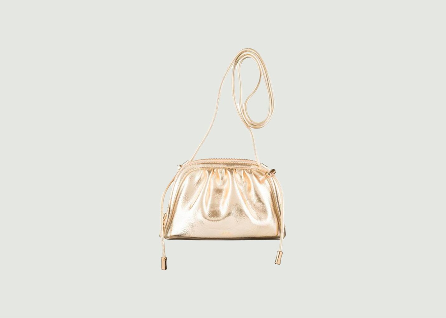 Ninon metallic leather-effect purse bag - A.P.C.