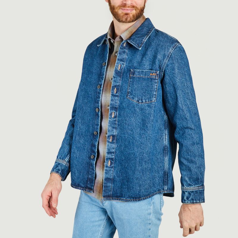 Vittorio overshirt Embroidered chest - A.P.C.
