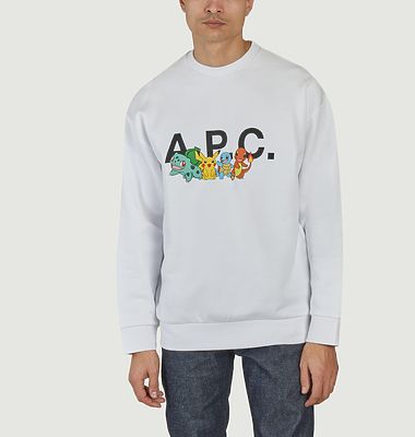 Sweatshirt imprimé The Crew Pokémon x A.P.C.