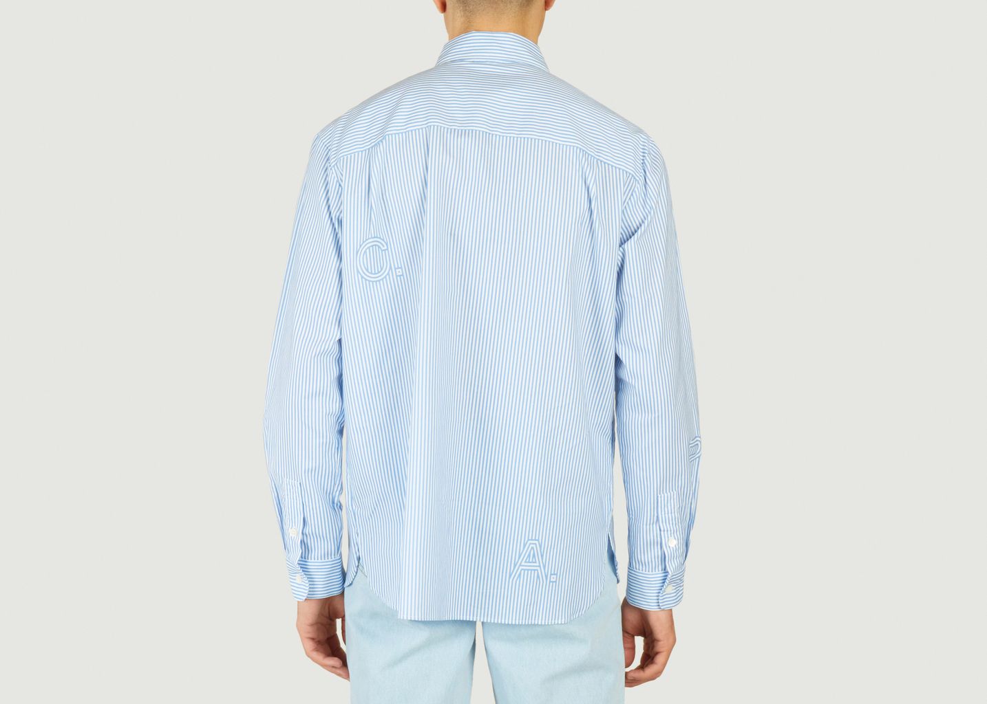 Chemise rayée siglée Malo - A.P.C.