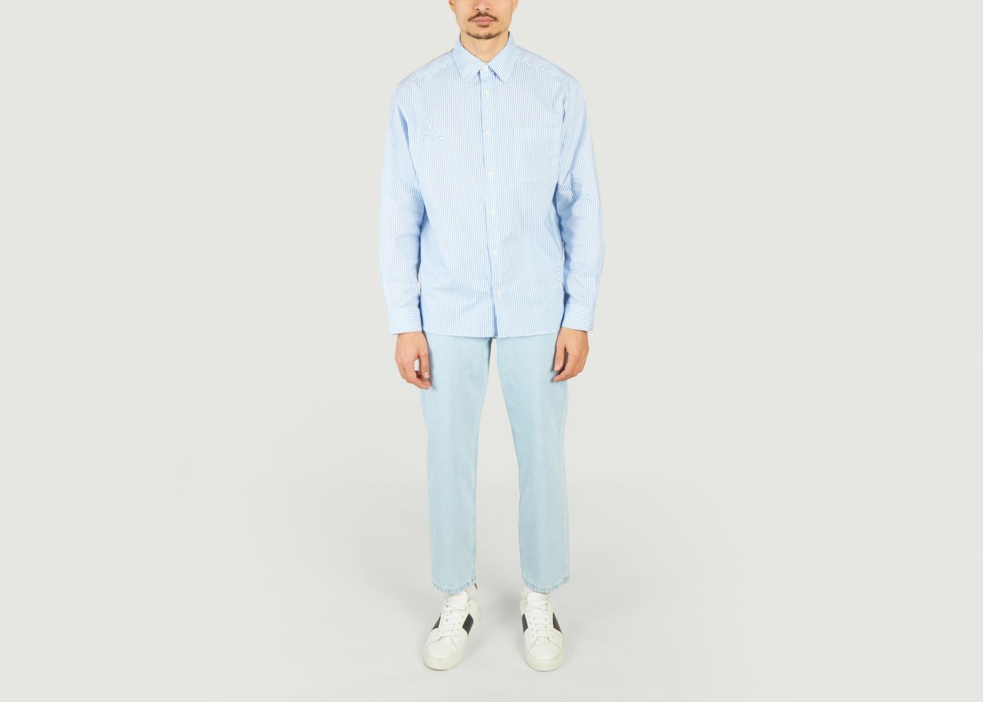 Chemise rayée siglée Malo - A.P.C.