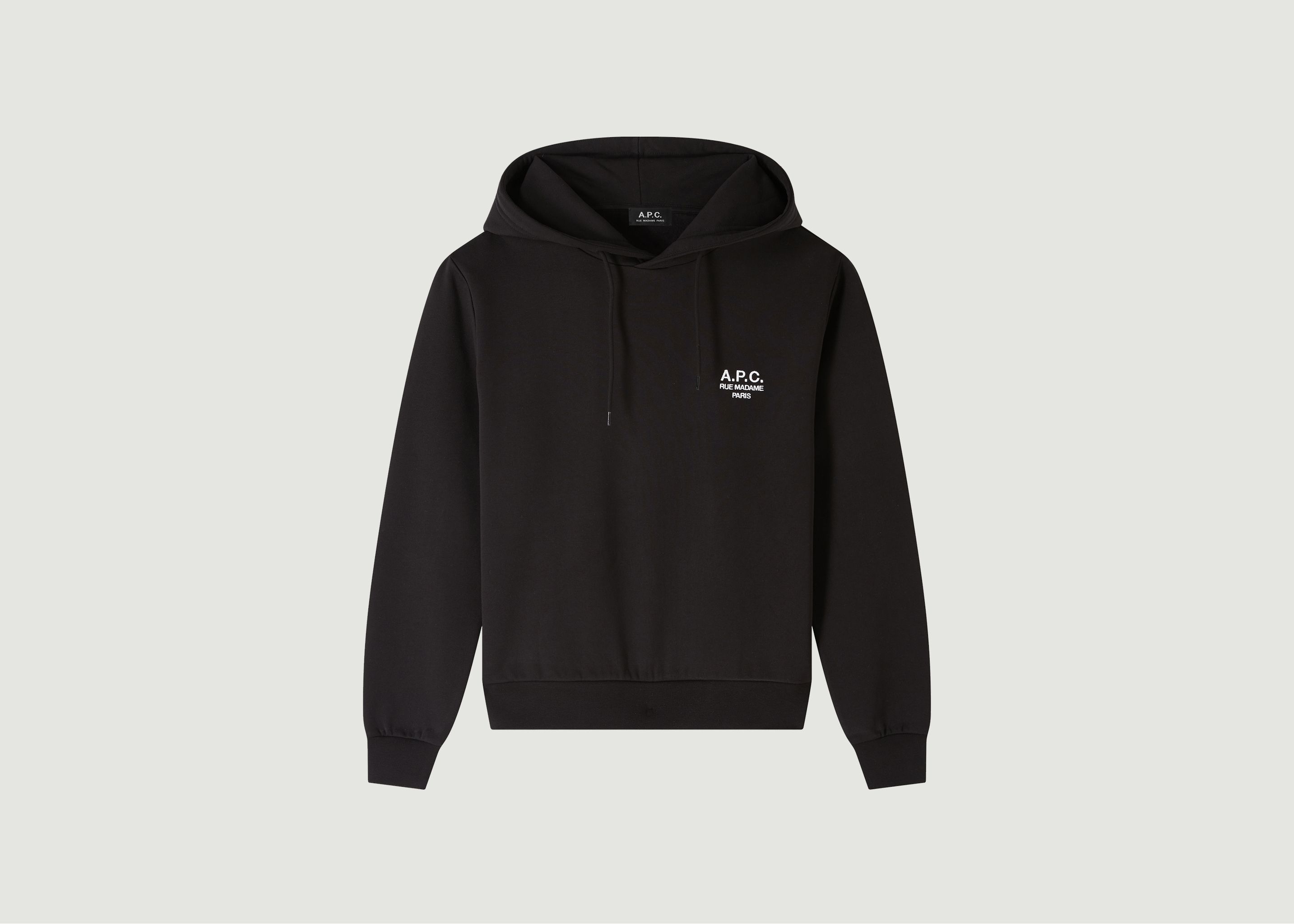 Hoodie with embroidered logo - A.P.C.