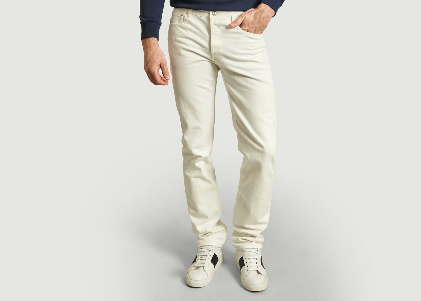 apc white jeans