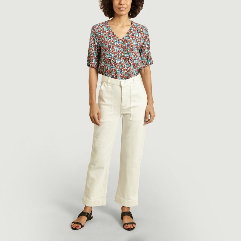 Blouse motif fleuri Lina - A.P.C.