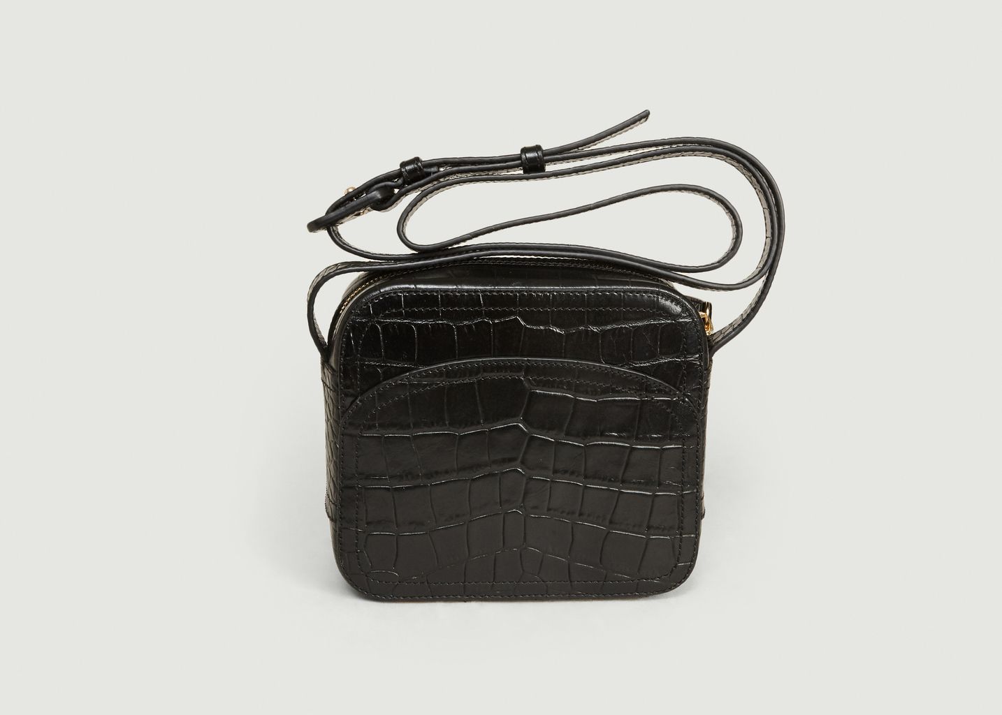 Petit sac en cuir motif croco Louisette - A.P.C.