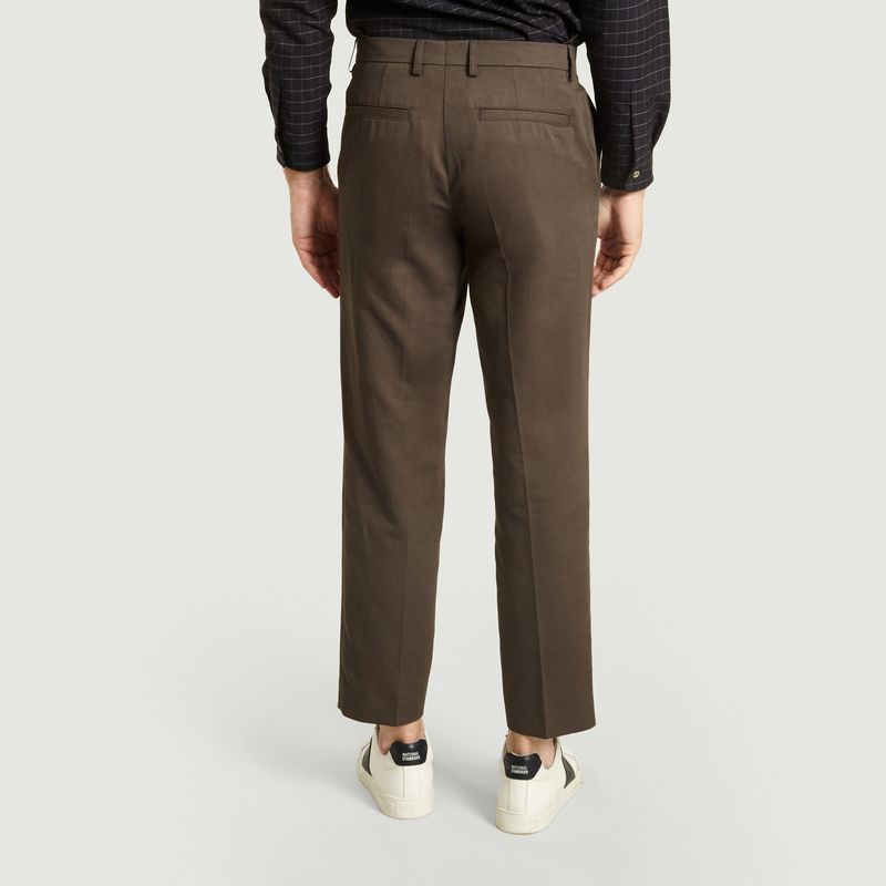 Pantalon cropped en coton et lin Raphael - A.P.C.