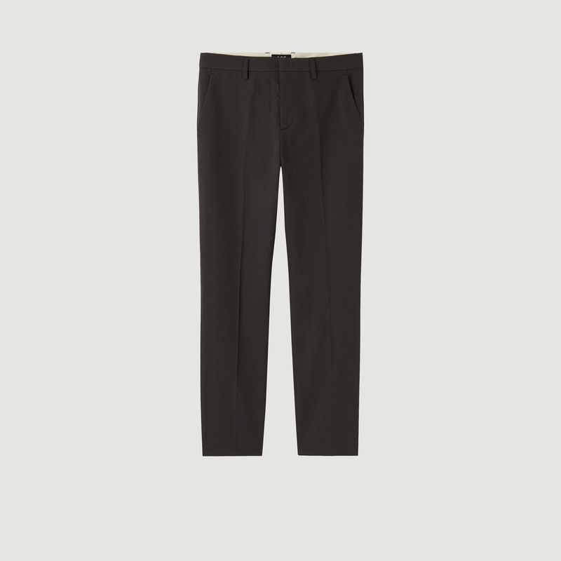 Pantalon cropped en coton et lin Raphael - A.P.C.